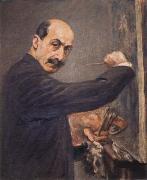 Max Liebermann self portrait painting